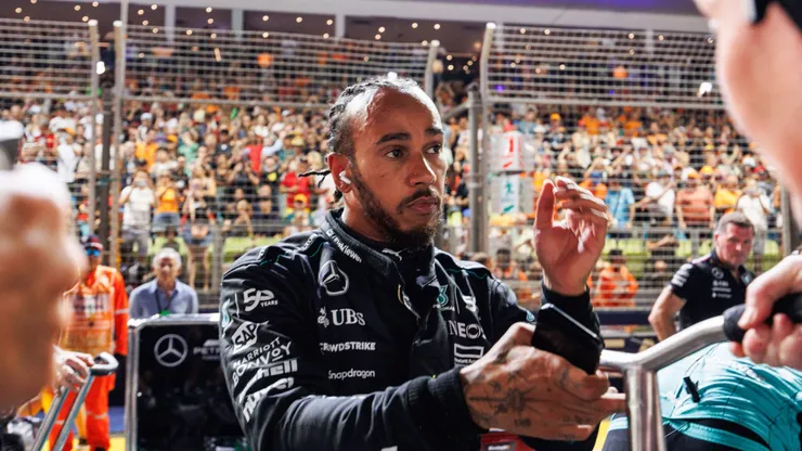 Lewis Hamilton no GP de Singapura