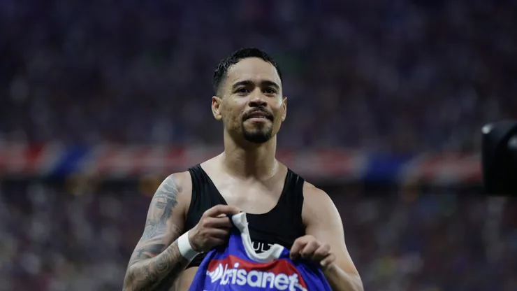 CE - FORTALEZA - 21/08/2024 - COPA SUL-AMERICANA 2024, FORTALEZA X ROSARIO CENTRAL - Yago Pikachu jogador do Fortaleza comemora seu gol durante partida contra o Rosario Central no estadio Arena Castelao pelo campeonato Copa Sul-Americana 2024. Foto: Lucas Emanuel/AGIF