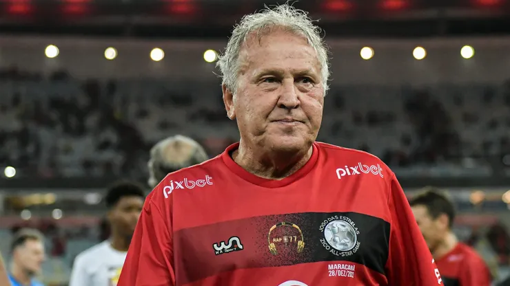 Zico durante o Jogo das Estrelas
