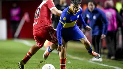 Duelo de 2023 entre Boca Juniors e Argentinos Juniors, no estádio Diego Armando Maradona (Foto: Marcelo Endelli/Getty Images)