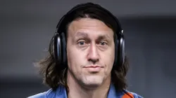 Cássio durante a chegada da delegação no Maracanã. Foto: Gustavo Aleixo/Cruzeiro