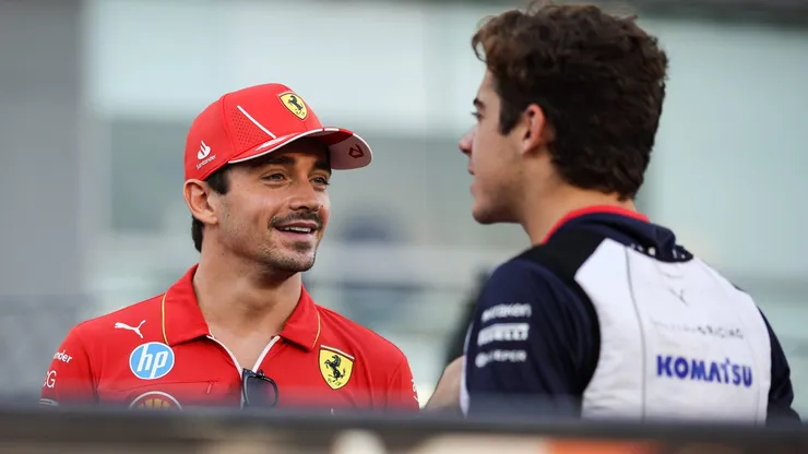 Leclerc e Colapinto no GP de Singapura