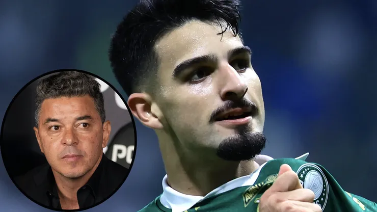 Gallardo quer Flaco López no River e oferece atacante em troca com Palmeiras - Fotos: IMAGO e AGIF
