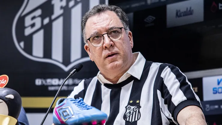 Marcelo Teixeira autorizou venda no Santos na próxima janela - Fotos: Raul Baretta/ Santos FC.