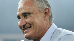 Tite durante partida entre Flamengo e Palmeiras, pelo Campeonato Brasileiro, no Maracanã.