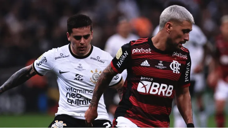 Flamengo x Corinthians pela Copa do Brasil. Foto: Ettore Chiereguini/AGIF