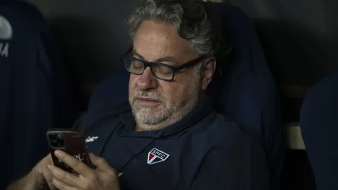 Presidente do São Paulo falou sobre o desempenho da base - Foto: Jorge Rodrigues/AGIF