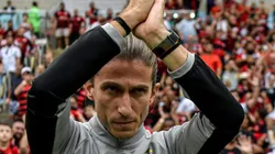 Filipe Luís, novo técnico do Fla, analisa o time corinthiano.