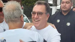 Marcelo Teixeira, presidente do SFC, nos arredores da Vila Belmiro.