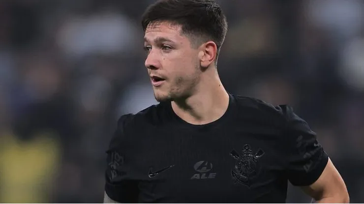 Rodrigo Garro durante a partida entre Corinthians e Grêmio, pela Copa do Brasil, na Neo Química Arena.