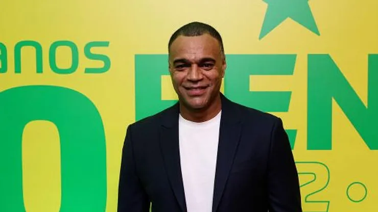 Denílson fala de goleiro para a Seleção Brasileira. Foto: Buda Mendes/Getty Images