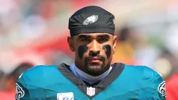 Jalen Hurts envia mensagem enigmática para Nick Sirianni sobre os Eagles. Foto: Cliff Welch/Icon