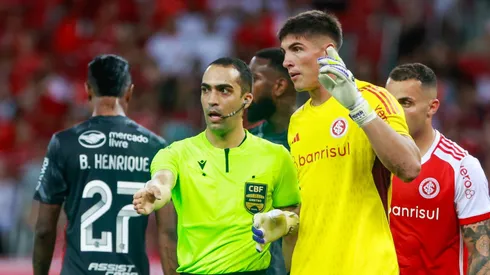 Árbitro não agradou todo mundo em Internacional X Flamengo.