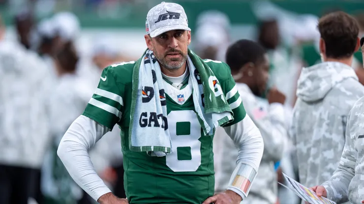 New York Jets quarterback Aaron Rodgers. /Cal Media East Rutherford USA