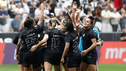 Gabi Zanotti, jogadora do Corinthians comemora gol da vitória sobre o Palmeiras, na Neo Química pelo Campeonato Paulista Feminino. Rodrigo Gazzanel / Corinthians