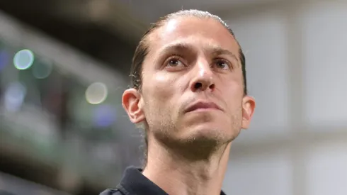 Filipe Luís, treinador do CRF, durante partida do Brasileirão.