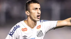 João Schmidt durante partida entre Santos e Sport, na Vila Belmiro, pela Série B.