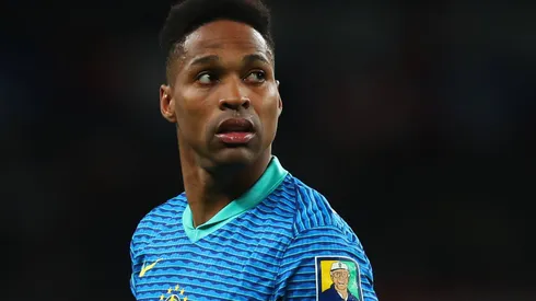Wendell durante partida amistosa entre Inglaterra e Brasil, no Estádio Wembley. Foto: Micah Crook