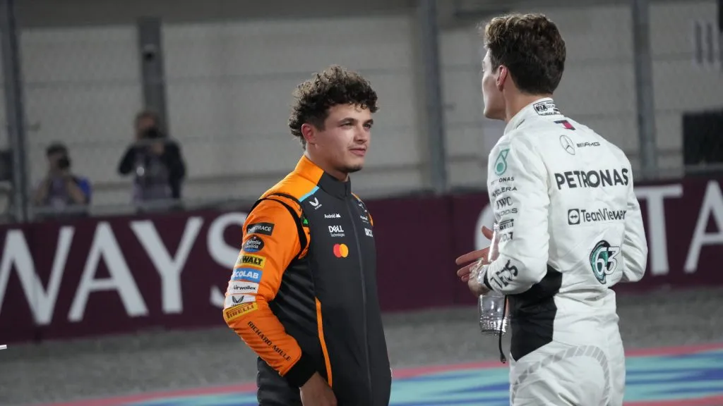 Norris e Russell em Las Vegas