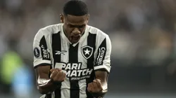 Júnior Santos deverá ser o herói do Botafogo segundo a IA pela final da Copa Libertadores 2024. Foto: Jorge Rodrigues/AGIF