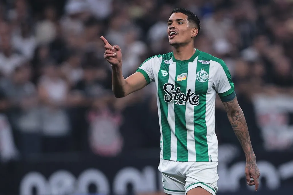 Lucas Barbosa é um dos principais destaques com a camisa do Juventude. Foto: Ettore Chiereguini/AGIF