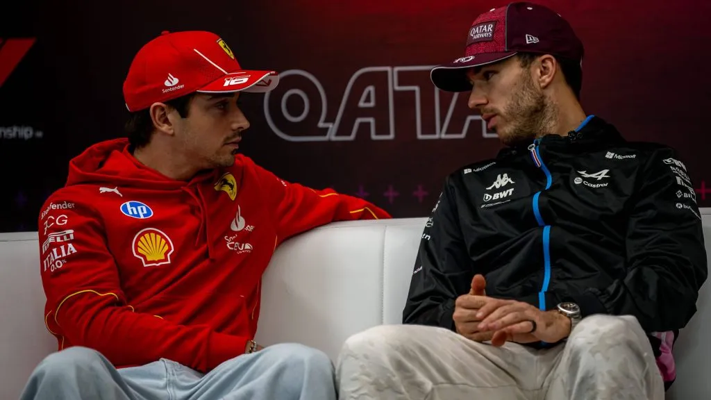 Leclerc e Gasly no Catar