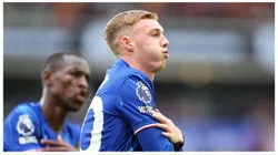 Cole Palmer comemora gol pelo Chelsea em partida da Premier League diante do Wolverhampton. Foto: MI News & Sport / Alamy Stock Photo