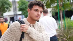 Norris chegando no GP do Catar