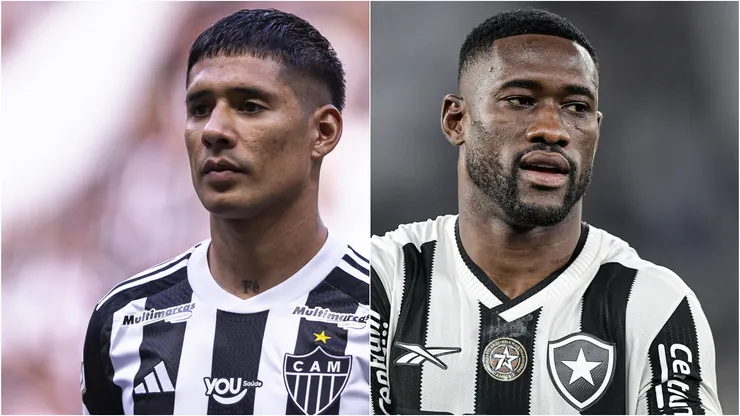 Zaracho e Bastos estão de fora da final da Libertadores. Foto: Alessandra Torres/Thiago Ribeiro/AGIF