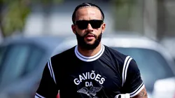Memphis Depay se reuniu com a Gaviões - Foto: Agência Corinthians - Rodrigo Coca
