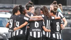 Letícia Debiasi, comemora gol do Botafogo no Campeonato Brasileiro 2024