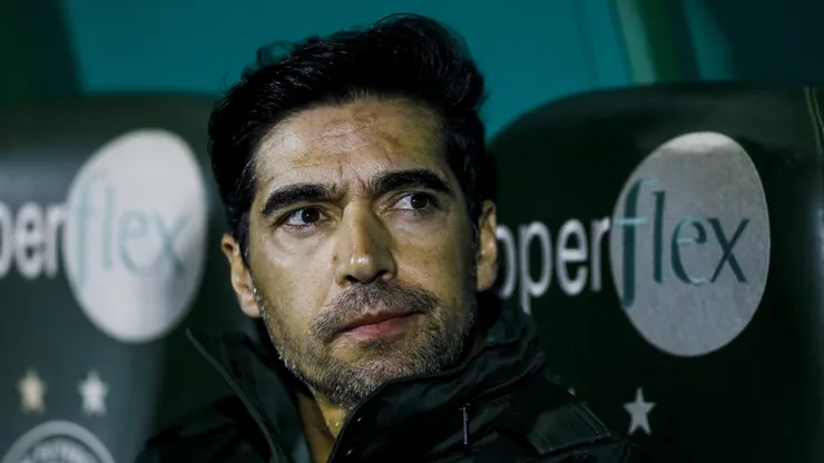 Abel Ferreira, técnico do Palmeiras, durante partida contra o Atlético-MG