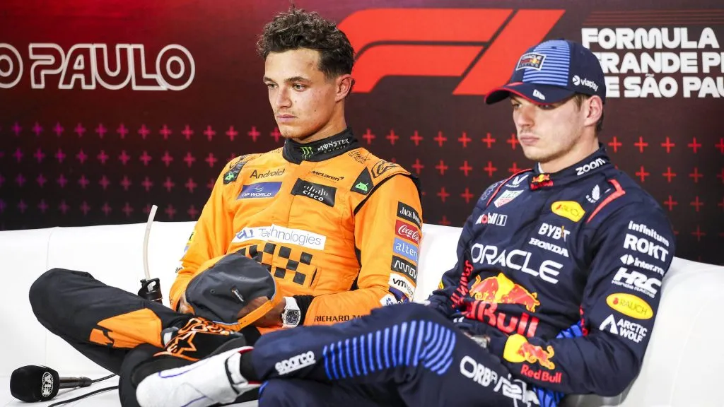 Norris e Verstappen no GP de São Paulo