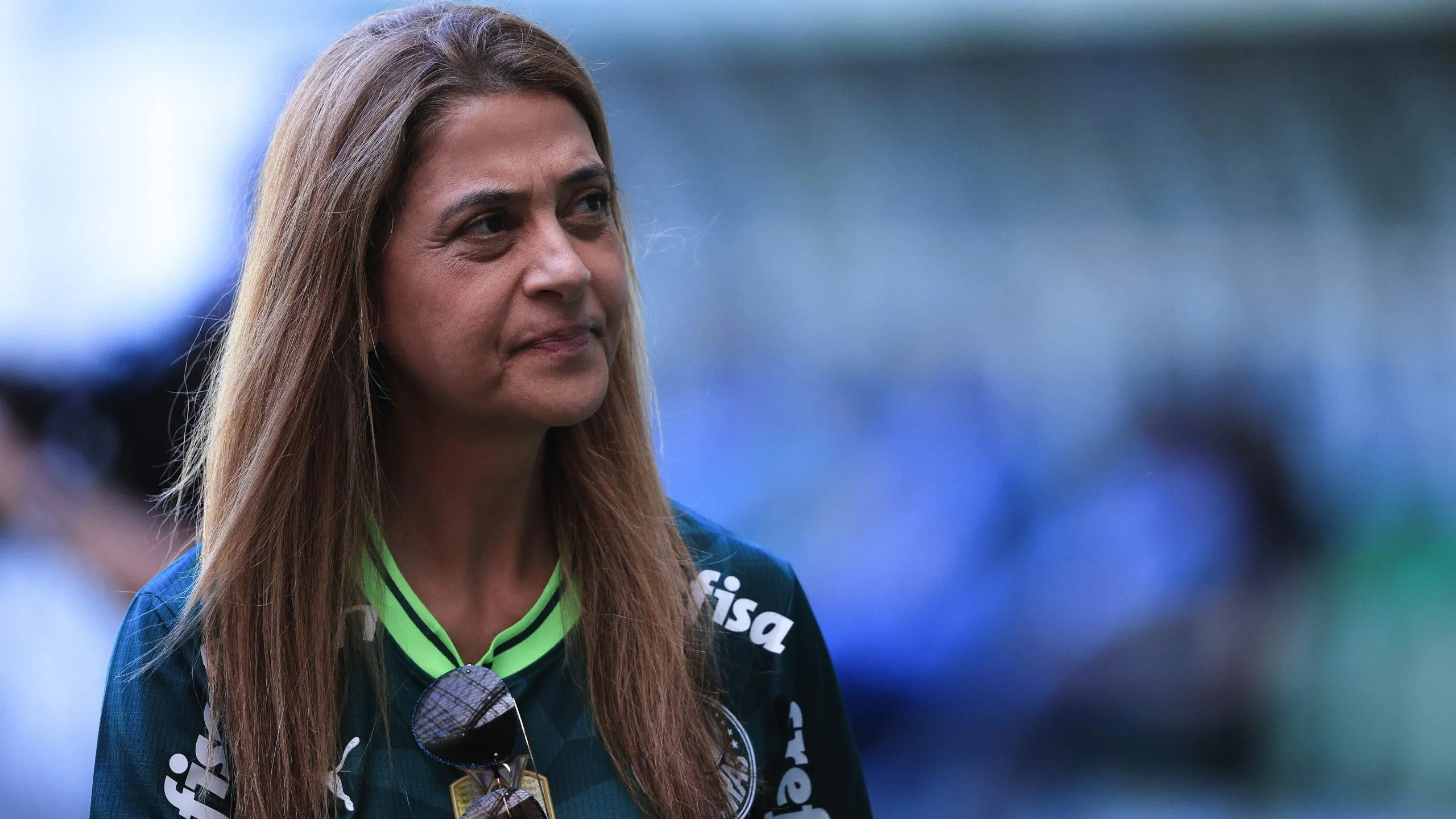 Foto: Ettore Chiereguini/AGIF – Leila Pereira, presidente do Palmeiras