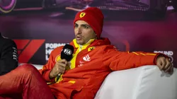 Sainz em entrevista no GP de Las Vegas