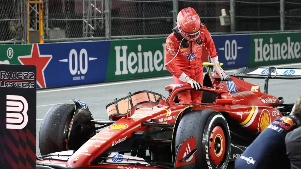 Carlos Sainz no GP de Las Vegas