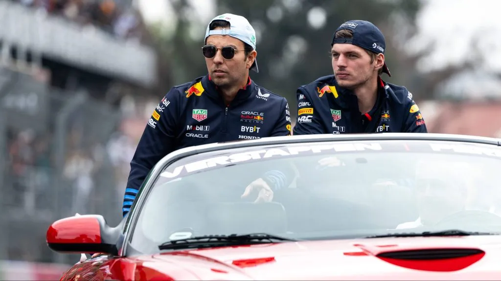 Pérez e Verstappen no GP do México