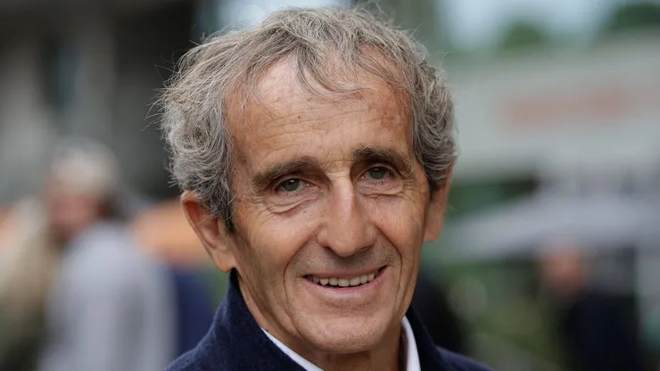 Alain Prost no Roland Garros em 2024