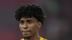 Hugo Souza durante jogo do Corinthians.