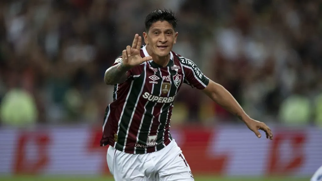 Cano marcando gol pelo Fluminense. Foto: Jorge Rodrigues/AGIF