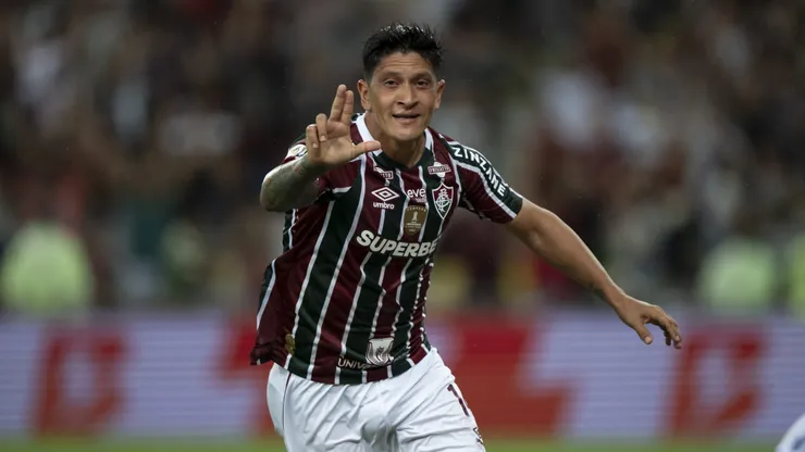 Cano marcando gol pelo Fluminense.