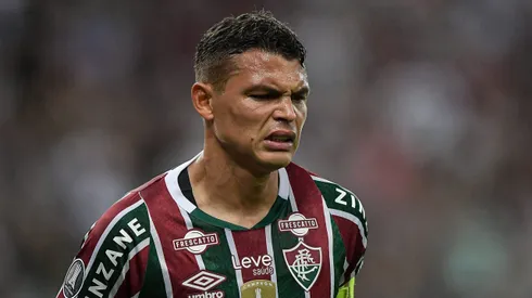Thiago Silva jogador do Fluminense durante partida. Foto: AGIF/AGIF