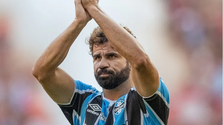 Diego Costa durante o último Gre-Nal do ano