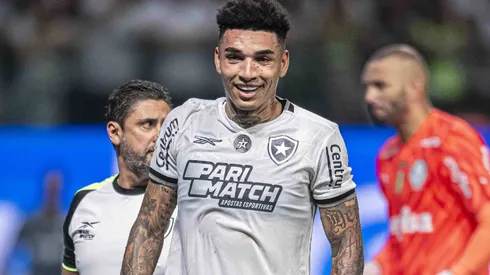 Igor Jesus durante partida entre Palmeiras e Botafogo, pelo Campeonato Brasileiro, no Allianz Parque. Foto: Anderson Lira