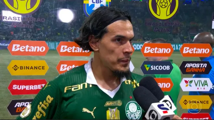 Gustavo Gómez acabou com Wilton Pereira Sampaio por erros no Palmeiras e pegou pesado - Foto: TV Globo