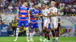 Fortaleza x Flamengo na Arena Castelão pelo Campeonato Brasileiro A 2024. Foto: Baggio Rodrigues/AGIF