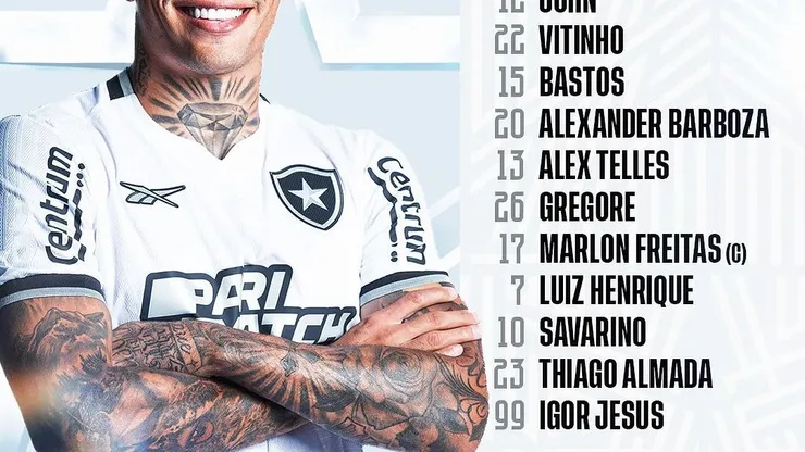 (Divulgação/Botafogo)