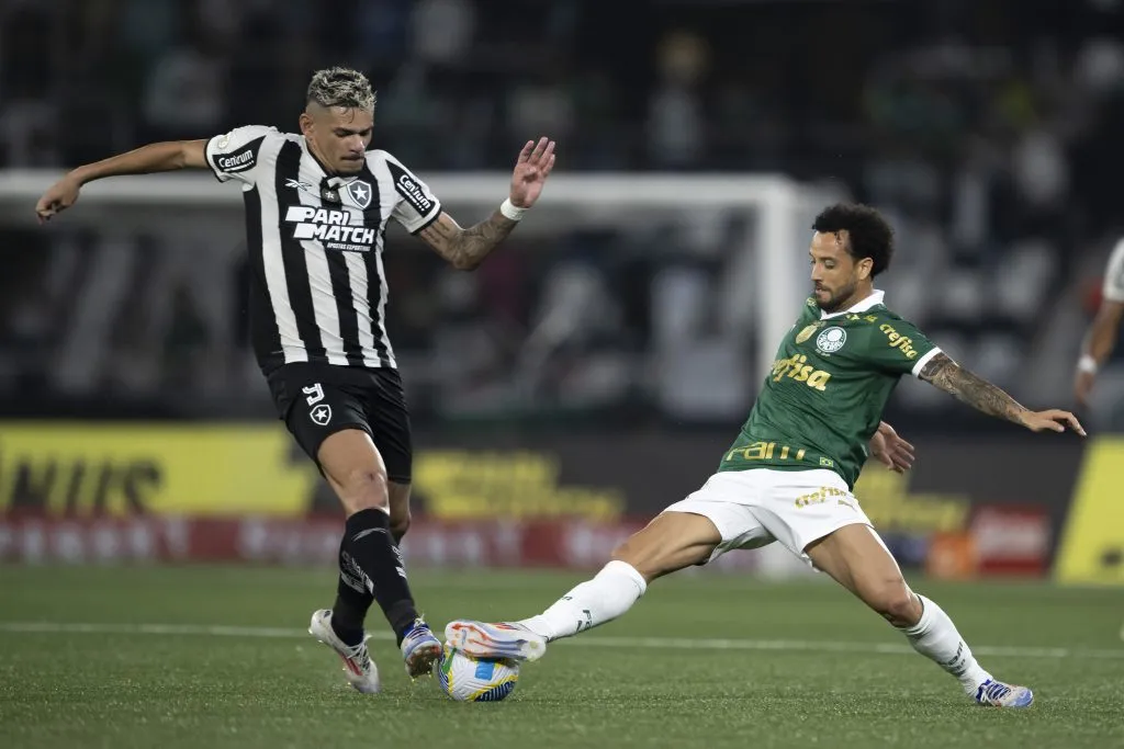 Palmeiras e Botafogo fazem uma verdadeira decisão pelo título Brasileiro. Foto: Jorge Rodrigues/AGIF