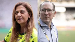 Leila Pereira e John Textor. Foto: Ettore Chiereguini/ Jorge Rodrigues/AGIF