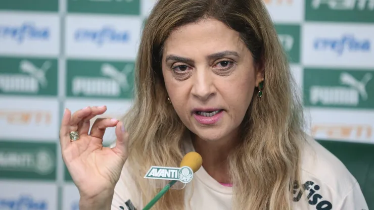 Leila Pereira em entrevista coletiva - Foto: Ettore Chiereguini/AGIF